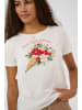 Cream T-shirt CRJoliy Regular fit in Red Bouquet Cone