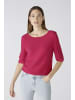 Oui Pullover reine Baumwolle in pink