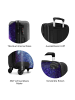 NoBoringSuitCases Suitcase, Handgepäck, Koffer, Trolley, Reisekoffer Bunte Sterne im