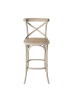 Signature Barstuhl BISTROT in Helles Holz - (W)  x (H) 100 x (L) 50 cm