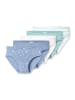 Schiesser Slip 955 Multi in weiß, türkis, hellblau