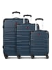 Wenger Amplar Evo 4 Rollen Kofferset 3-teilig mit Dehnfalte navy blue