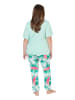 Ulla Popken Pyjama in lindgrün