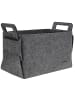 DuneDesign 25l Filz Aufbewahrungskorb37x24x37cm in Grau