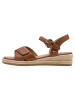 Tamaris WIDE FIT Sandalette in NUT NAPPA