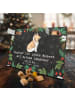 Mr. & Mrs. Panda Hund Adventskalender Langhaar Collie Moment mit... in Kreidetafel