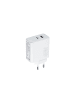 Wisam® 45W Schnell-Ladegerät PD QC 1x USB-C 1x USB weiß