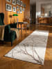 KADIMA DESIGN Teppichläufer Abstrakt pflegeleicht Wohnzimmer Schlafzimmer Flur in Creme