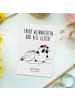 Mr. & Mrs. Panda Postkarte Panda Weihnachten mit Spruch in Weiß