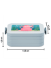 Mr. & Mrs. Panda Lunchbox Axolotl Hurra Design ohne Spruch in Blau Pastell