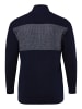 Men Plus Strickjacke in navy blau
