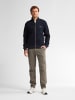 Petrol Industries Gerippte Strickjacke Kenai in Blau