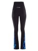 Winshape Functional Power Shape High Waist Boot Cut Leggings BCHWL109 in blue rainflowers