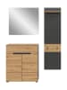 ebuy24 Garderobenmöbel Canu (3-teilig) Eiche 140 x 37 cm