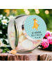 Mr. & Mrs. Panda Bonbonglas Fuchs Blumen mit Spruch in Türkis Pastell