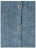 More & More Zopfstrickjacke in greyblue