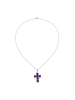 Rafaela Donata Kette Kreuz Sterling Silber Amethyst in silber
