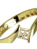 BALIA 333 Gelbgold - 8 Karat Damen Ringe Viereck gold Fingerring 54 (17,2)