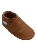Basrakids Baby Krabbelschuhe aus Leder, weiche Lauflernschuhe mit rutschfester Sohle 