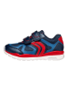 Geox Sneaker in Navy/Rot