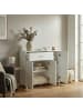FineBuy Sideboard in Weiß / Spanplatte / 90x30x75