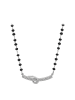 faina Women Necklace in Rose Gold Black