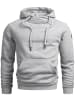 Alessandro Salvarini Hoodie Alessandro Salvarini Herren Hoodie AS294 in Hellgrau