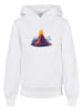F4NT4STIC Basic Kids Hoodie Vulkanausbruch in weiß