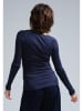 Seamless Basic Hemd Silky in Navy