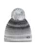 Eisbär Mikata Strickmütze mit Bommel in Grau
