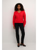 Kaffe Strickpullover KAtrina Loose fit in Fiery Red Melange