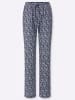 WITT WEIDEN Jersey-Hose in marine-millefleurs