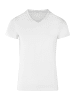 HOM T-Shirt V-Neck Classic in Weiß