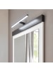 Furn.Design Badmöbel-Set 4-teilig weiß Pinie, anthrazit, Kombination mit Waschbecken und LED