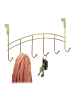 relaxdays Türgarderobe in Gold - (B)40x (H)20 x (T)9 cm