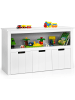 COSTWAY Sideboard mit 3 Schubladen in Weiß