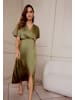 Vera Mont Cocktailkleid mit ausgestelltem Rock in Deep Avocado