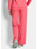 GOLDNER Jersey-Hose mit Biesen in koralle