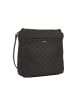 JOOP! Schultertasche 'Nylon Cornflower Jasmina in Schwarz 27,00 x 25,00 x 7,00 cm'