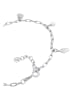 Elli Armband 925 Sterling Silber Feder, Herz, Kreuz in Silber