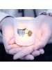 Mr. & Mrs. Panda Windlicht Kaffee Bohne ohne Spruch in Transparent