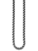 Adeliás Herren Halskette aus Edelstahl 70 cm in silber