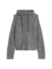Marc O'Polo DENIM Strick-Hoodie oversize in Dark Shadow Melange