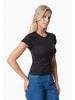 Organication T-Shirt "TILLDA" in Schwarz