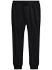 Men Plus Lange Sweathose in schwarz