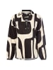 Marie Lund Blusenshirt in schwarz beige