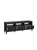 ebuy24 TV-tisch Madrid Schwarz 152 x 39 cm