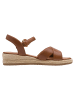 Tamaris WIDE FIT Sandalette in NUT NAPPA