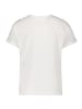 BETTY & CO Casual-Shirt mit Strass in Weiß/Taupe