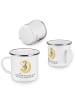 Mr. & Mrs. Panda Kaffeetasse Pinguin Mond mit Spruch in Weiß